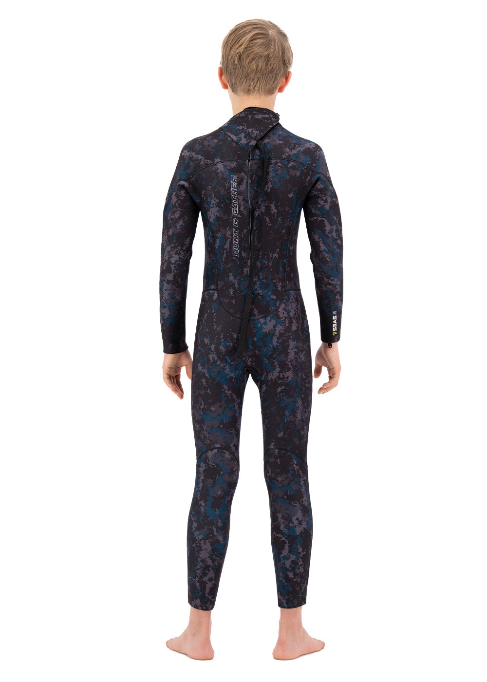 Spearo 7 Seas Kids 3.5mm Neoprene Spearfishing Wetsuit - Warm & Flexible for Young Divers - Perfect for Ocean Adventures & Snorkeling