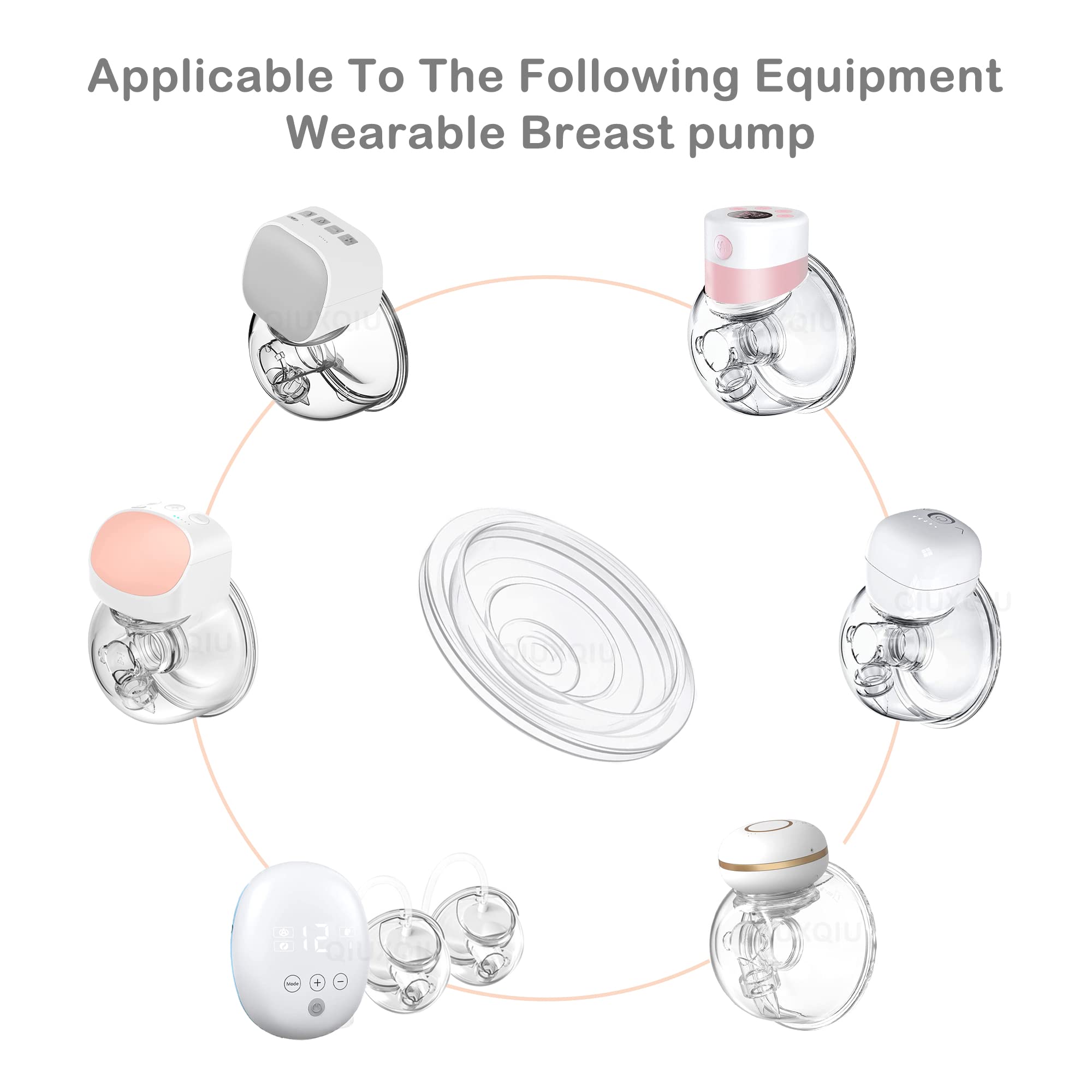 Momcozy S9/S10/S12 Wearable Breast Pump Replacement Parts - 2 Pack Duckbill Valves & Silicone Diaphragms Accessories Kit for Hands-Free Pumping at Work, Travel or Home Use