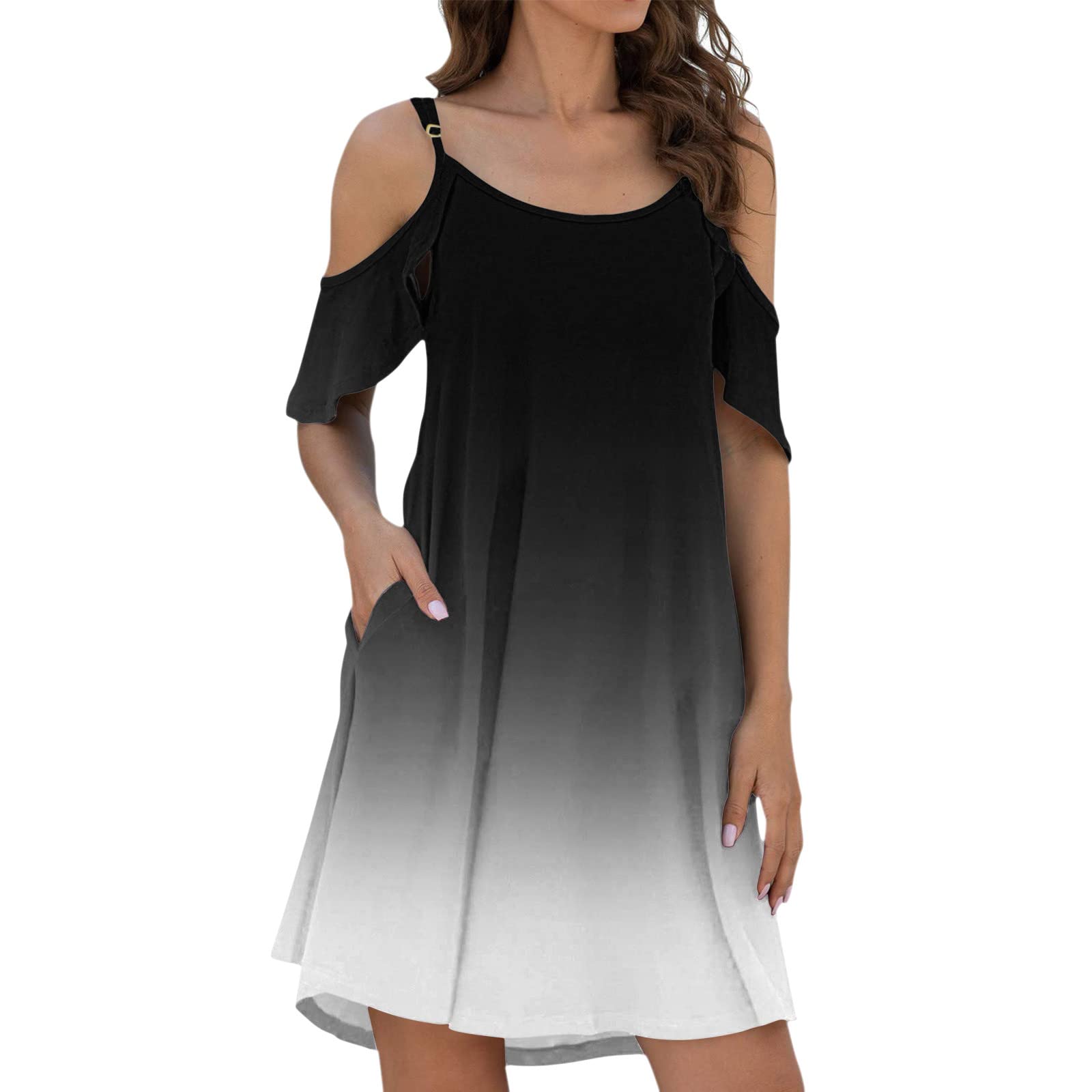 Women's Long Sleeve Boho Floral Midi Dress - Elegant Slim Fit Casual & Party Wear for Date Night, Wedding Guest, Office & Holiday Outfits
