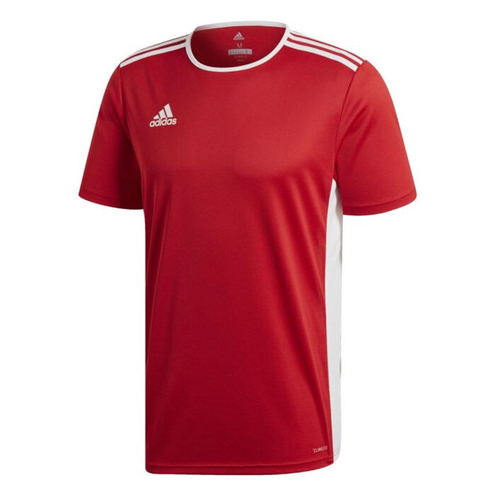 Adidas Youth Entrada 18 Soccer Jersey - Red & White Team Uniform for Boys & Girls - Perfect for Youth Soccer Games, Training & Fan Wear