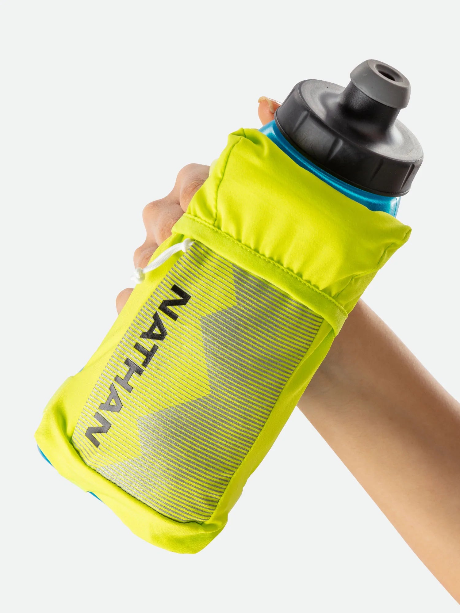 Quick Squeeze Plus 22oz BPA-Free Handheld Water Bottle - Leak Proof & Portable for Gym, Hiking, Running & Outdoor Activities
