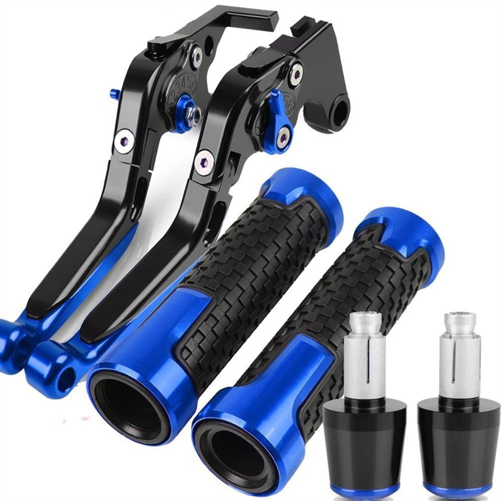 Suzuki GS500F GS 500F Adjustable Brake Clutch Levers (2004-2009) - Motorcycle Handlebar Grips & Hand Controls - Perfect for Commuting and Sport Riding (Color: Orange)