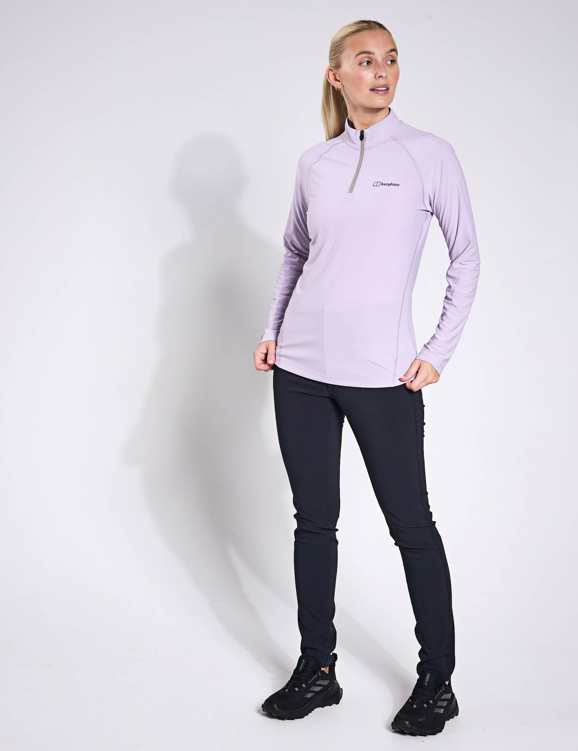 24/7 Tech Long Sleeve Half Zip T-Shirt for Men - Moisture Wicking & Breathable Workout Top - Perfect for Gym, Running & Outdoor Activities