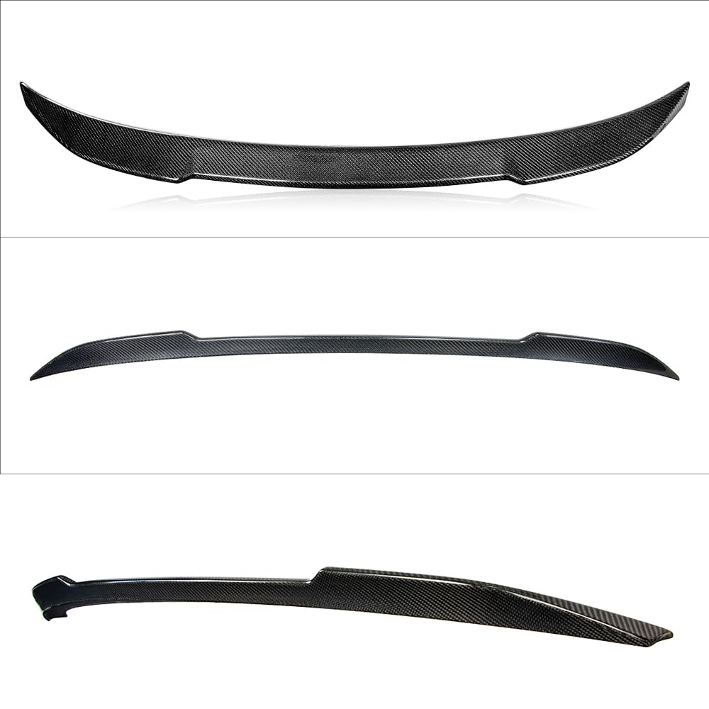 AeroBon Real Carbon Fiber Trunk Spoiler for BMW 5 Series G30 Sedan & F90 M5 (2017-2023) - CS Style Rear Wing | Enhances Aerodynamics & Sporty Look | Perfect for Car Enthusiasts & Performance Upgrades