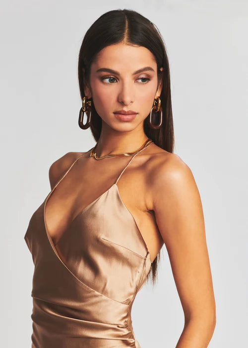 Emma Silk Dress - Natural & Elegant Women's Silk Dress for Casual Wear, Office, and Special Occasions