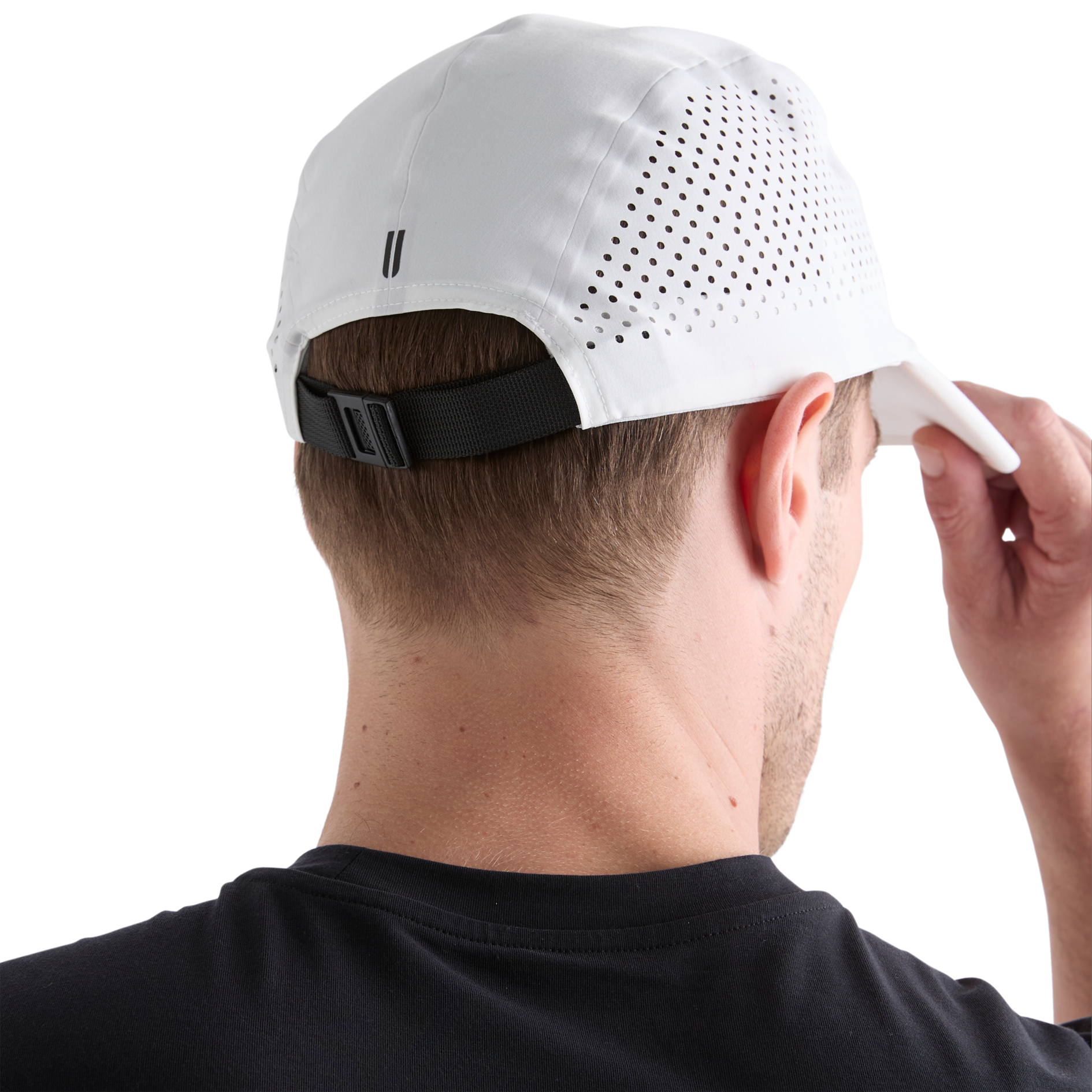 Breathable White Running Hat for Men & Women - Lightweight Moisture-Wicking Sun Protection Cap for Jogging, Hiking, Workouts