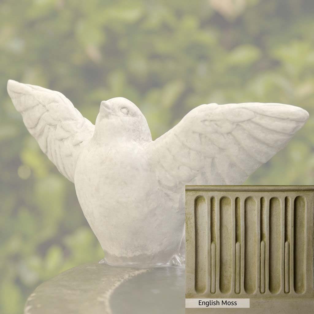 Campania International Flutter Bird Statue - Elegant Garden Decor for Outdoor & Indoor Use - Perfect for Patio, Yard, and Home Decoration