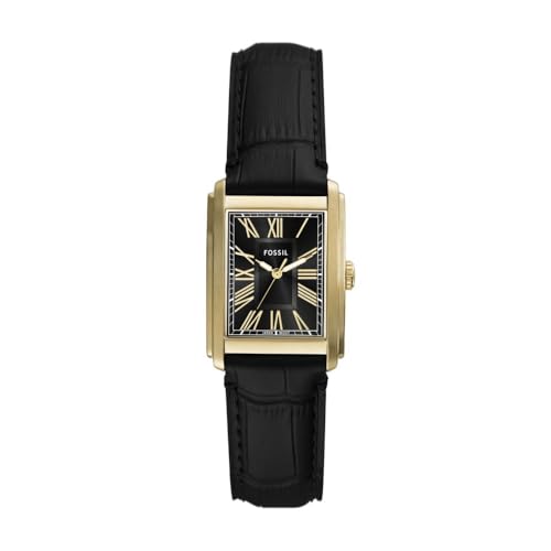 Black Leather/Gold