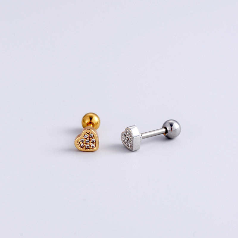 16G Surgical Steel Cartilage Earrings - Butterfly Dangle Tiny Ball Back Earrings for Women | Hypoallergenic Body Jewelry for Pierced Ears | Perfect for Everyday Wear, Parties & Gifts