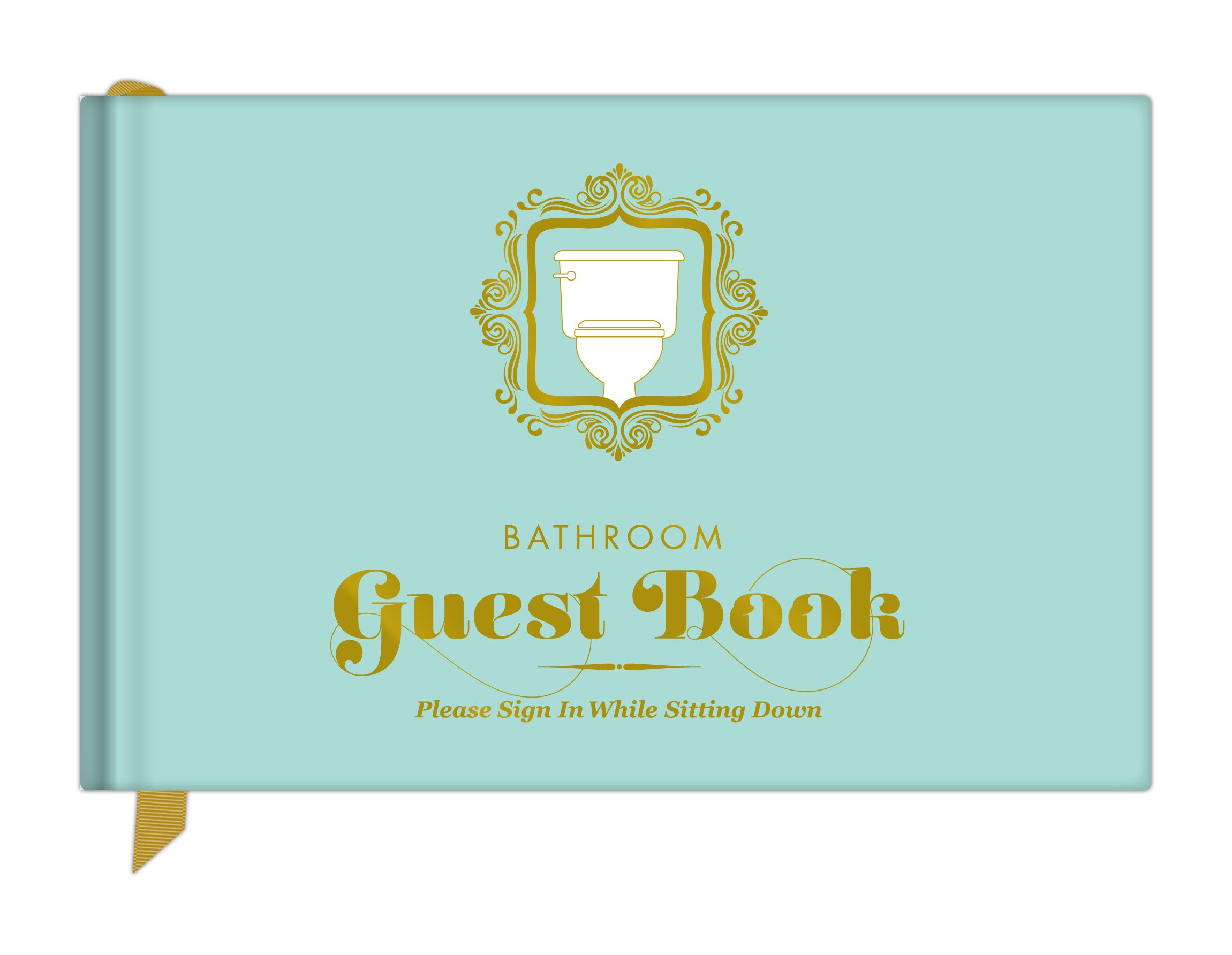 Funny Knock Knock Bathroom Guest Book for Adults - Fill-in-the-Blank Guest Book with 112 Pages | Perfect Housewarming Gift & Bathroom Humor Journal for Parties, Weddings & Home Decor