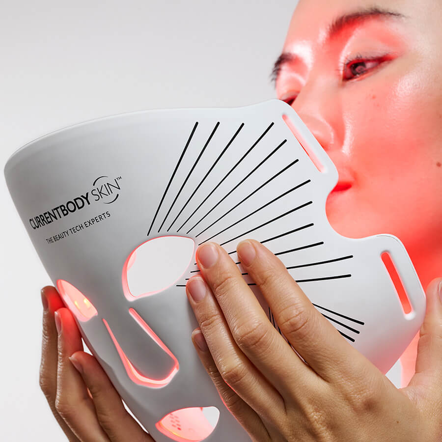 CurrentBody Skin Series 2 LED Face Mask & Brightening Neck & Décolletage Treatment Set - Anti-Aging Skincare Device for Wrinkles & Fine Lines - Perfect for Home Spa & Professional Skin Care Routines