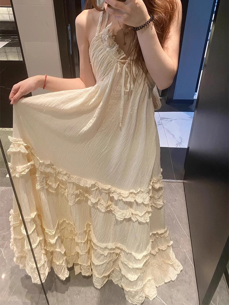 Sexy Halter Neck Backless Long Dress for Women - Elegant Party & Evening Gown for Prom, Wedding Guest, Date Night, Cocktail Events