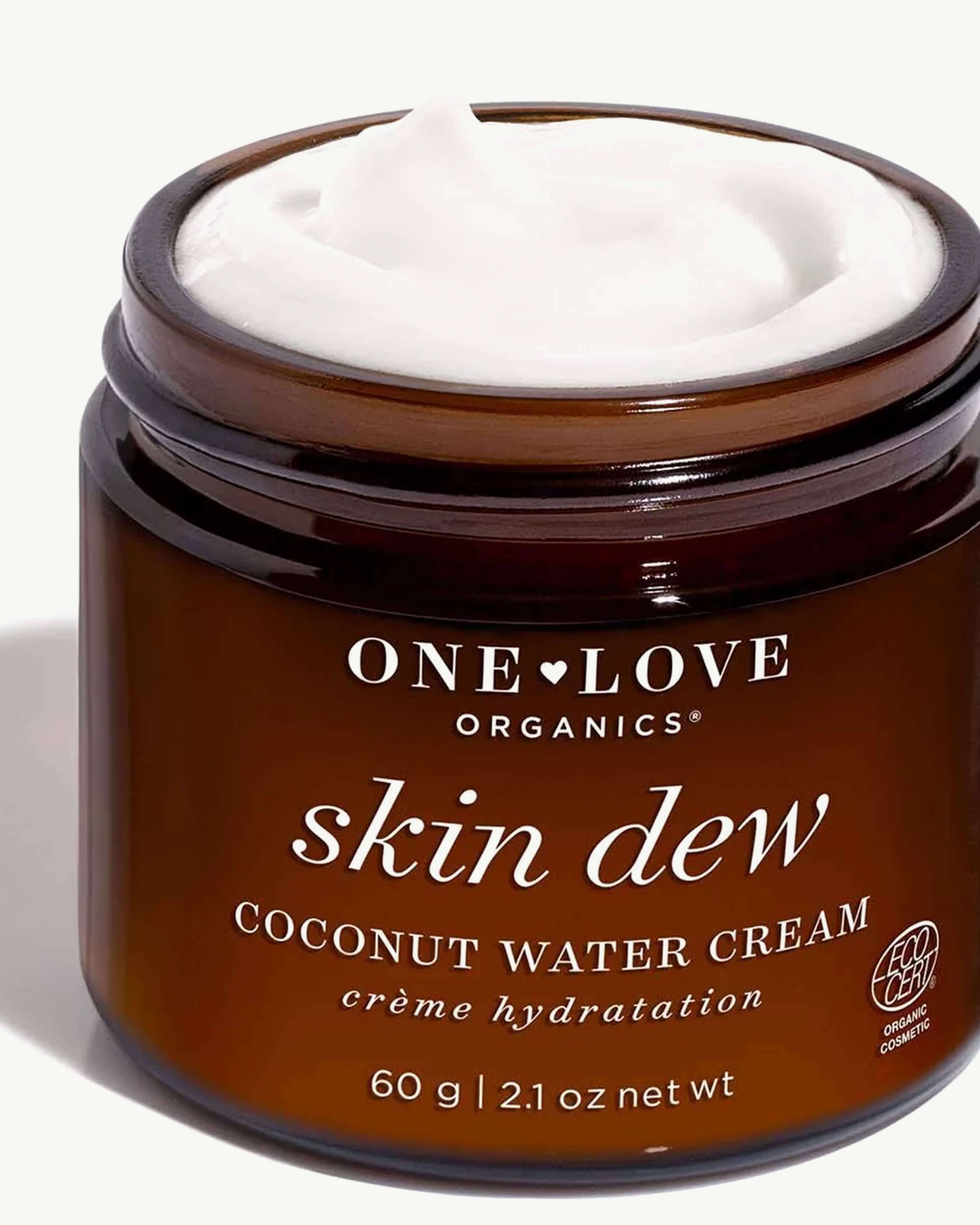 Hydrating Skin Dew Coconut Water Cream - Moisturizing Face Cream for Dry & Sensitive Skin | Day & Night Use for Glowing Complexion