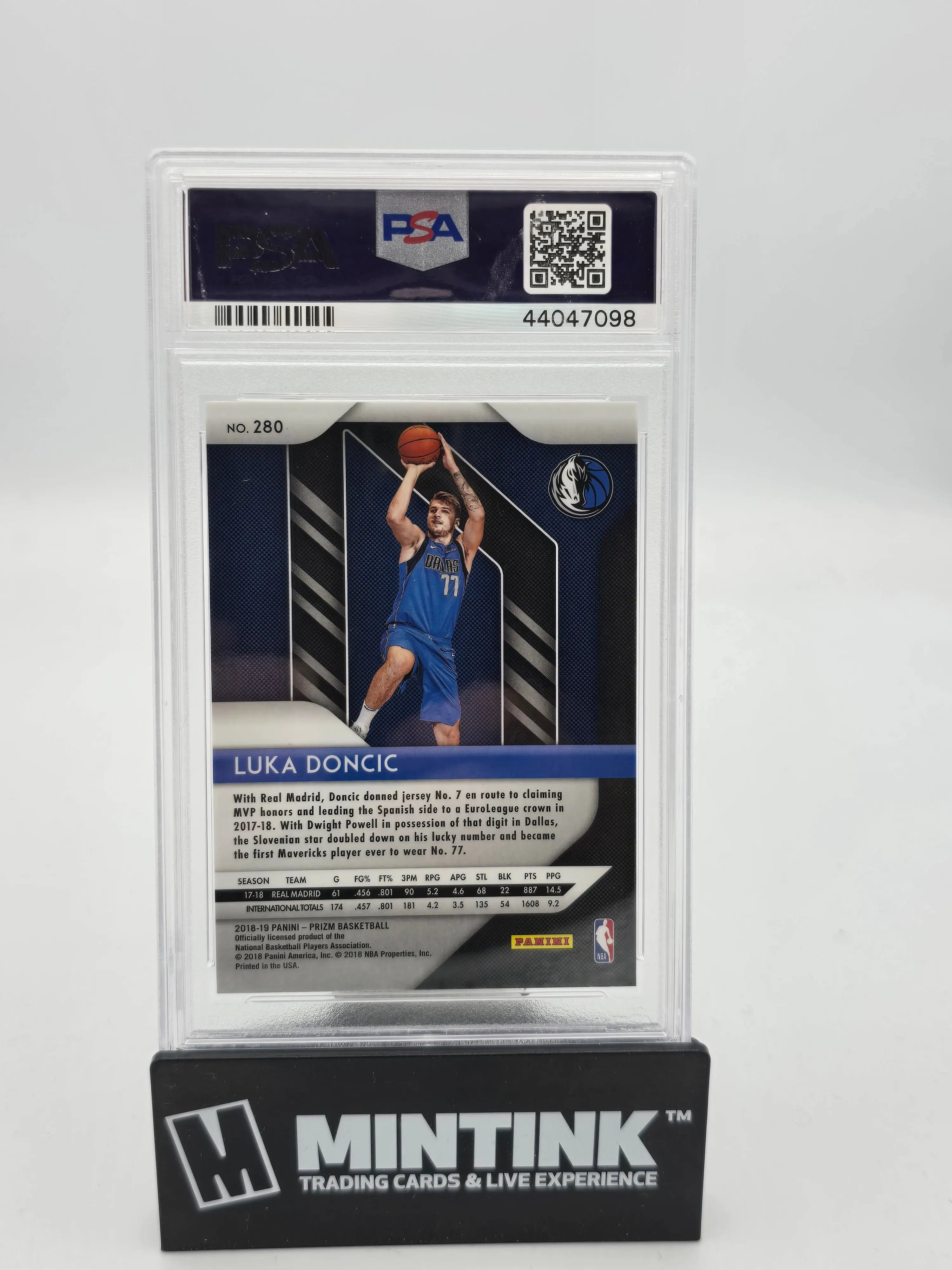 2018 Panini Prizm Luka Doncic Rookie Card PSA 10 - NBA Basketball Trading Card for Collectors & Investors - Perfect for Display, Gifts, and Sports Memorabilia Collections