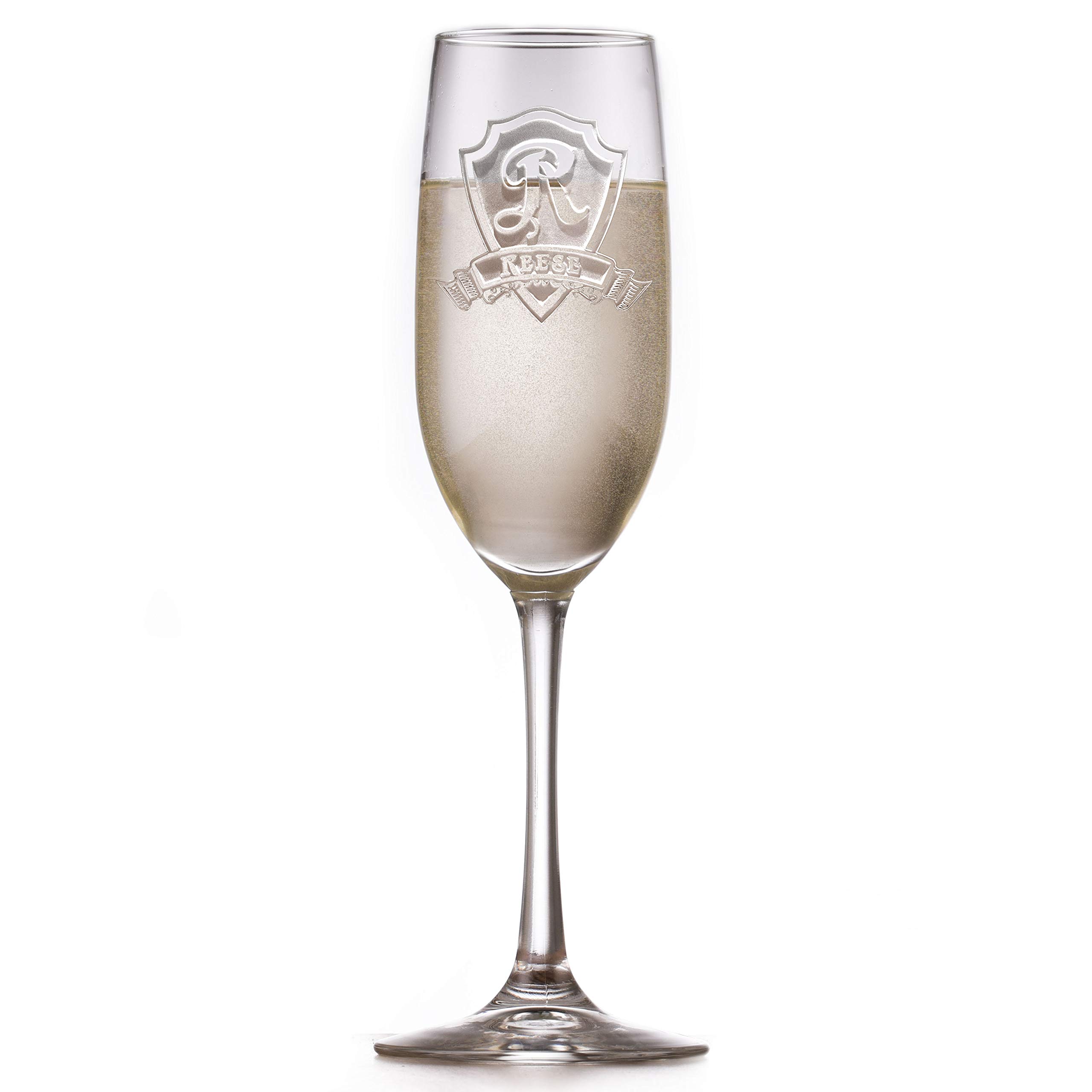 Personalized Engraved Champagne Toasting Flutes - Set of 4 Custom Wedding Glasses for Bridal Shower, Anniversary & Romantic Celebrations - Elegant Gift for Couples