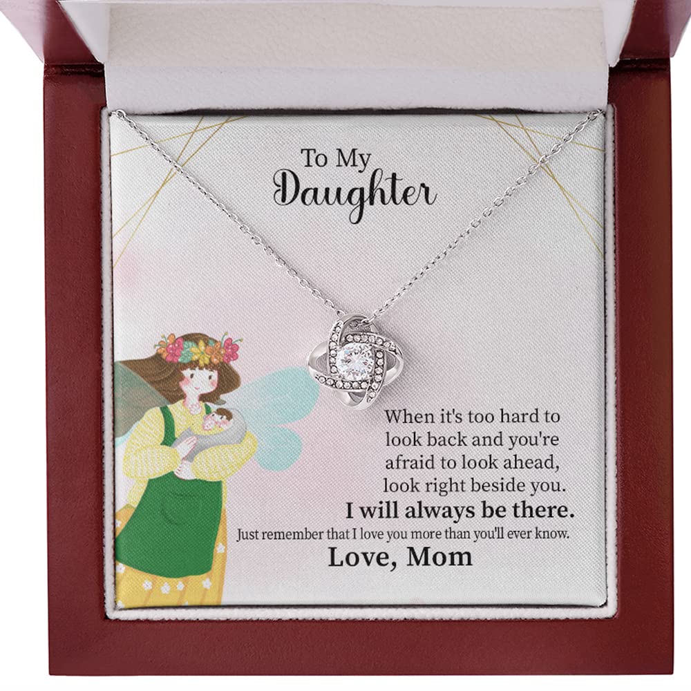 Mom and Daughter Necklace - Heartfelt Gift from Mom to Daughter for Birthday, Christmas & Special Occasions | Elegant Matching Jewelry for Mother-Daughter Bonding