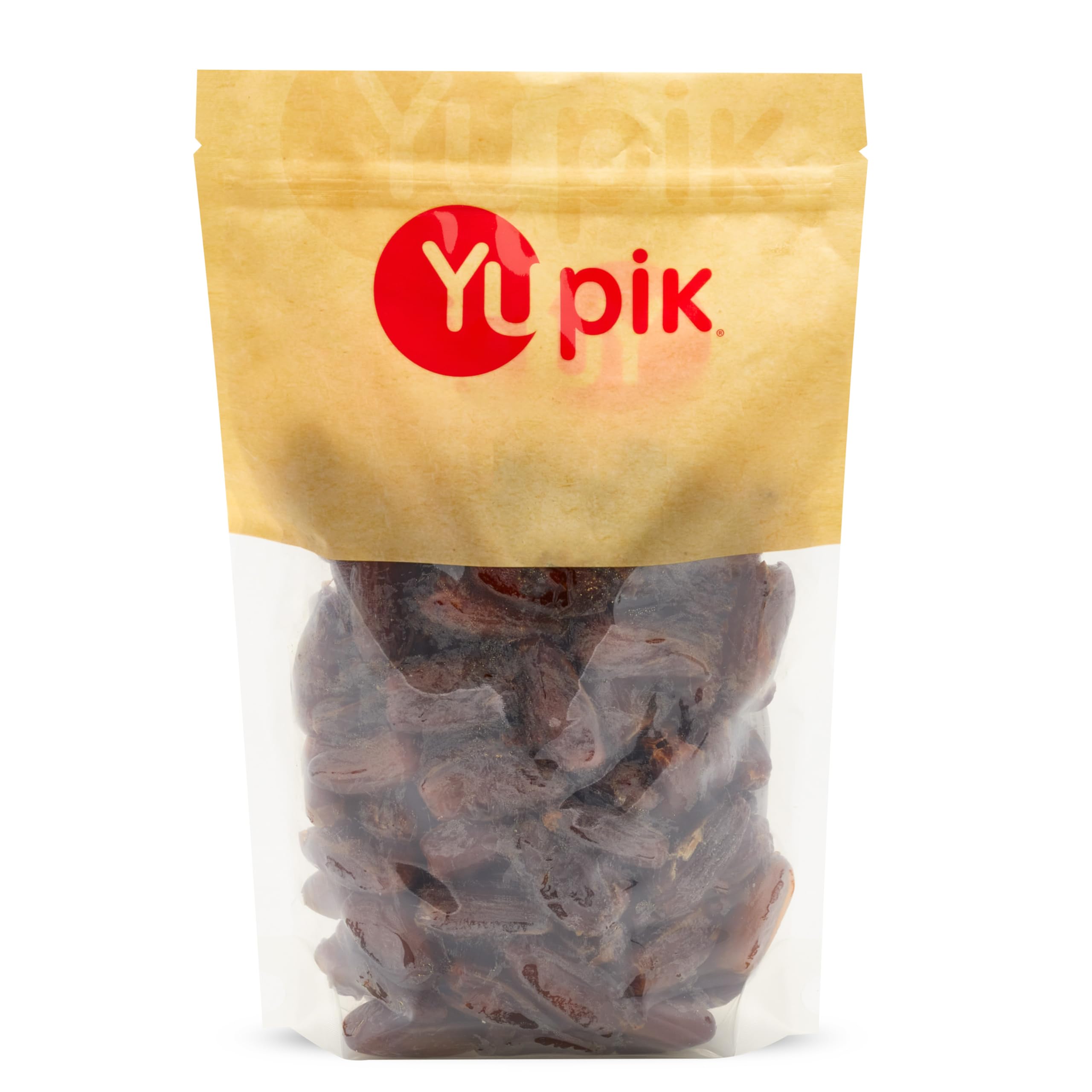 Organic Yupik Pitted Dates 1kg - Gluten Free, Kosher, Vegan Dried Fruits - No Sugar Added, Sulfite Free, High Fiber Healthy Snack - Perfect for Baking, Smoothies, Salads & Energy Bars - Natural Sweetener for Desserts & Breakfast