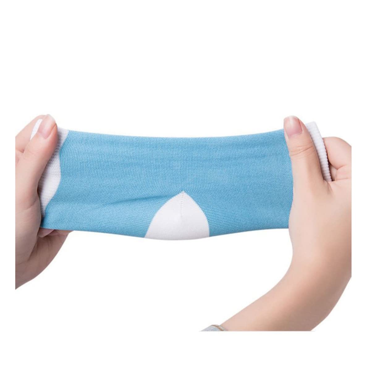 Beaupretty 2 Pairs Whitening Moisturizing Socks for Cracked Heels - Nylon Gel Foot Care Socks with Anti-Chapping Protection - Perfect for Dry Skin & Overnight Foot Treatment