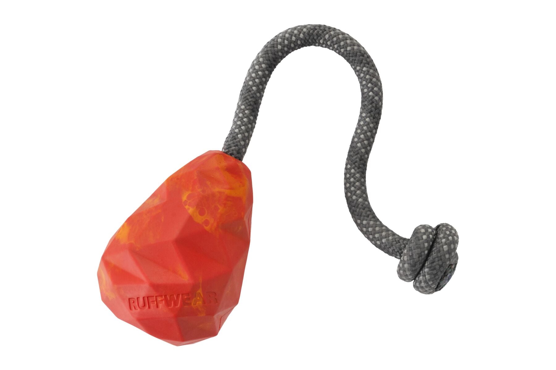 Huck A Cone® Red Sumac Tug Toy for Dogs - Durable Interactive Play Fetch Tug-of-War Game - Ruffwear® Quality Pet Toys for Outdoor & Indoor Playtime