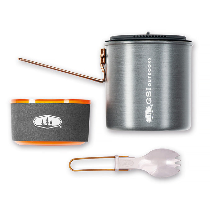 Halulite Soloist - Lightweight Backpacking Cook Pot for Camping, Hiking & Outdoor Adventures | Compact & Durable Aluminum Cooking Pot for Solo Travelers