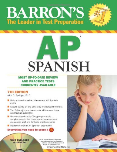 Barron's AP Spanish Language and Culture Exam Prep Book with Audio CDs - Study Guide for High School Students & College Credit Test Takers | Perfect for Classroom Learning & Self-Study