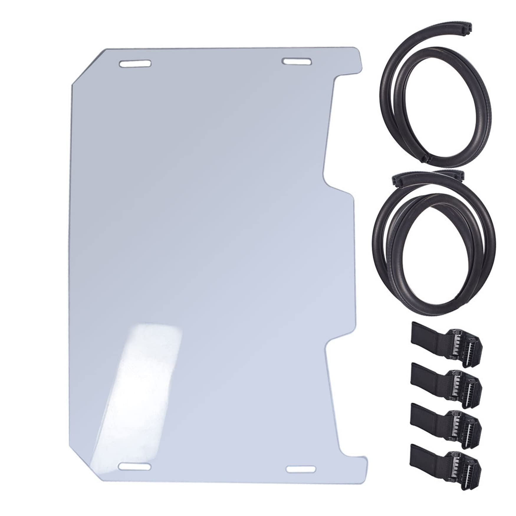 Polaris RZR XP 1000 & Turbo Full Windshield Replacement - Clear Polycarbonate UTV Windshield for 2019-2020 Models (RZR XP 1000, XP 4 1000, XP Turbo, XP 4 Turbo) - Durable Protection for Off-Road Adventures & Trail Riding