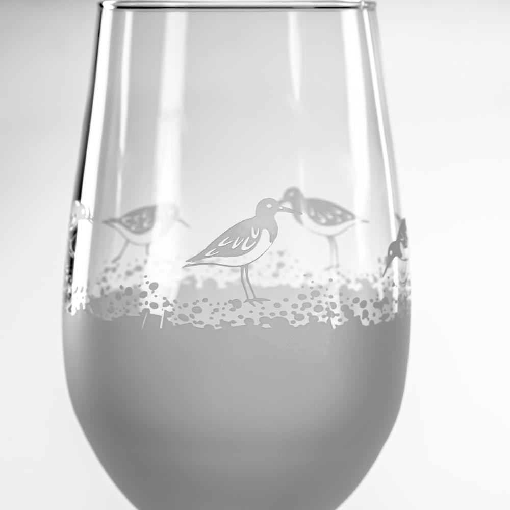 Premium Sandpiper 18oz All Purpose Wine Glasses - Set of 12 | Shatter-Resistant Crystal Clear Glassware for Red Wine, White Wine, Cocktails & Beverages | Perfect for Dinner Parties, Weddings & Home Entertaining