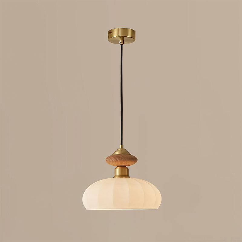 Bailey Glass Pendant Light - Modern Hanging Light Fixture for Kitchen Island, Dining Room & Bedroom - Elegant Home Decor Lighting
