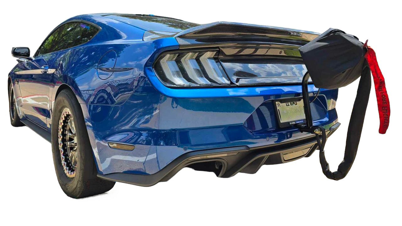 2015-2022 Ford Mustang S550 Parachute Mount Kit - Compatible with 2014-2022 Models | Drag Racing & High-Speed Performance Accessory