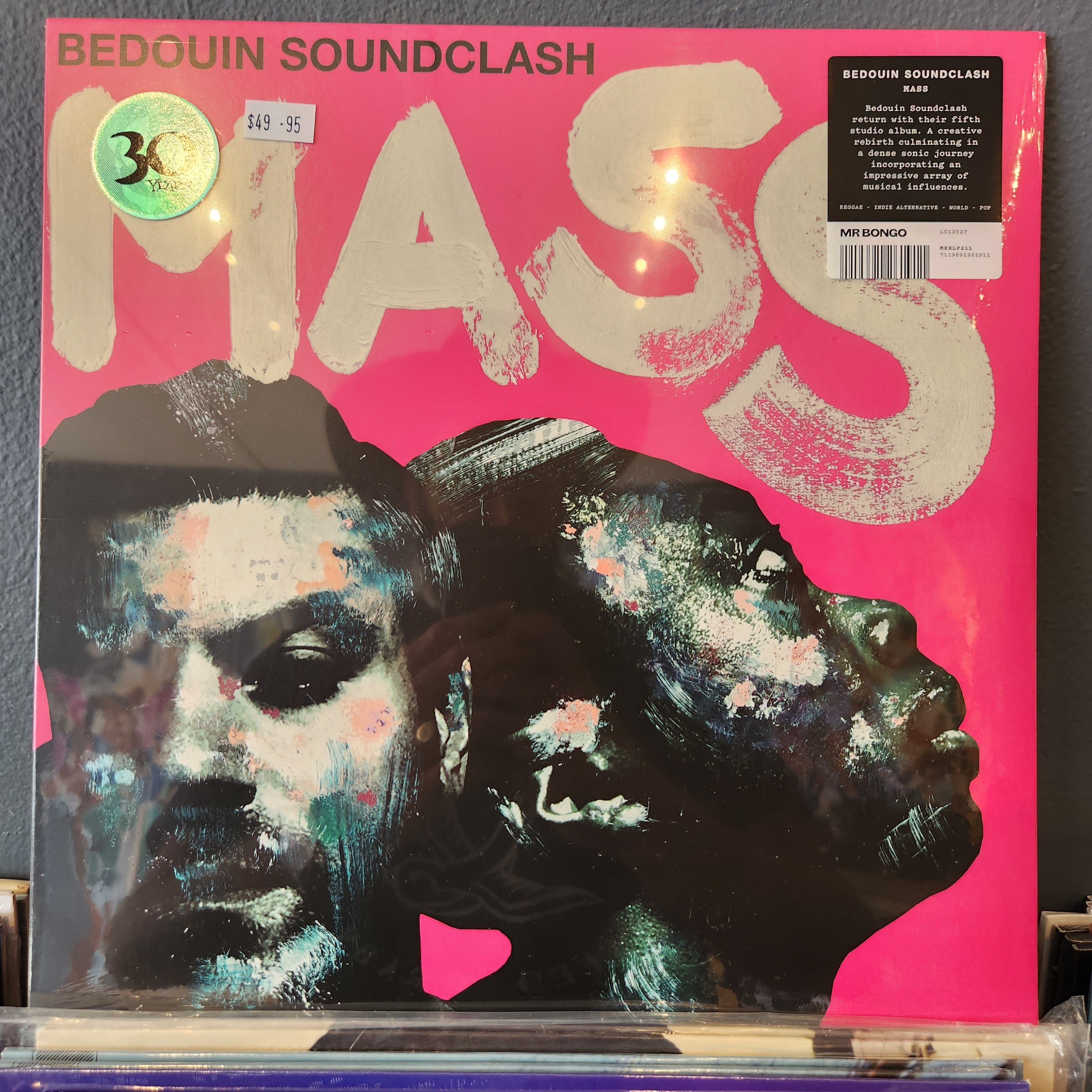 Bedouin Soundclash - Mass (Vinyl LP Record) | Alternative Reggae Rock Music | Perfect for Home Listening & Vinyl Collections