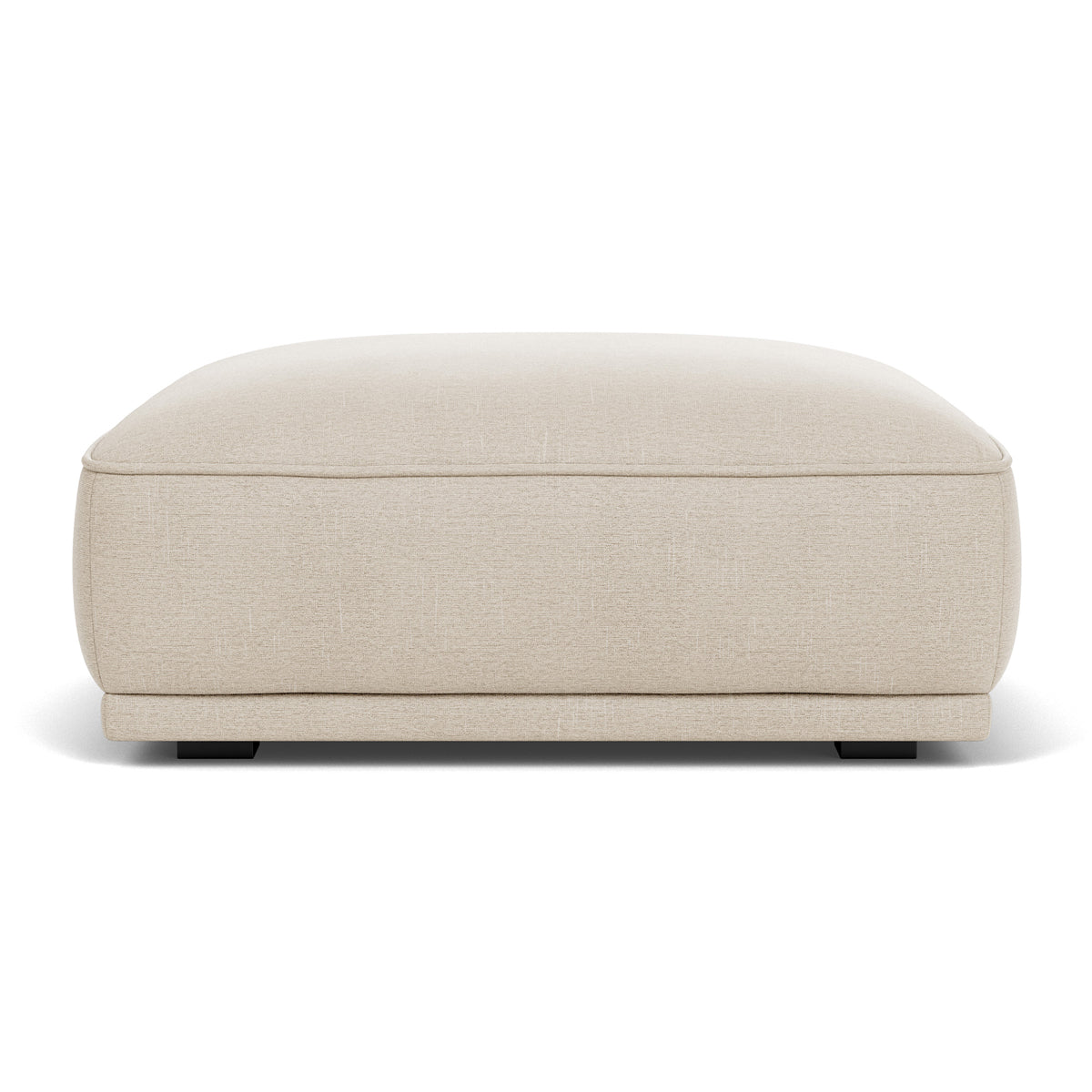 Leonora Fabric Storage Ottoman with Tufted Top - Stylish Footrest, Coffee Table & Extra Seating for Living Room, Bedroom & Dorm