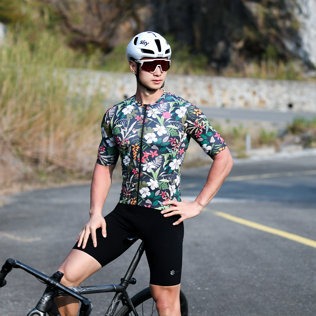 NOVA PRO PLANT Men's Cycling Jersey - Breathable & Moisture-Wicking Performance Shirt for Road & Mountain Biking | Perfect for Outdoor Sports & Training
