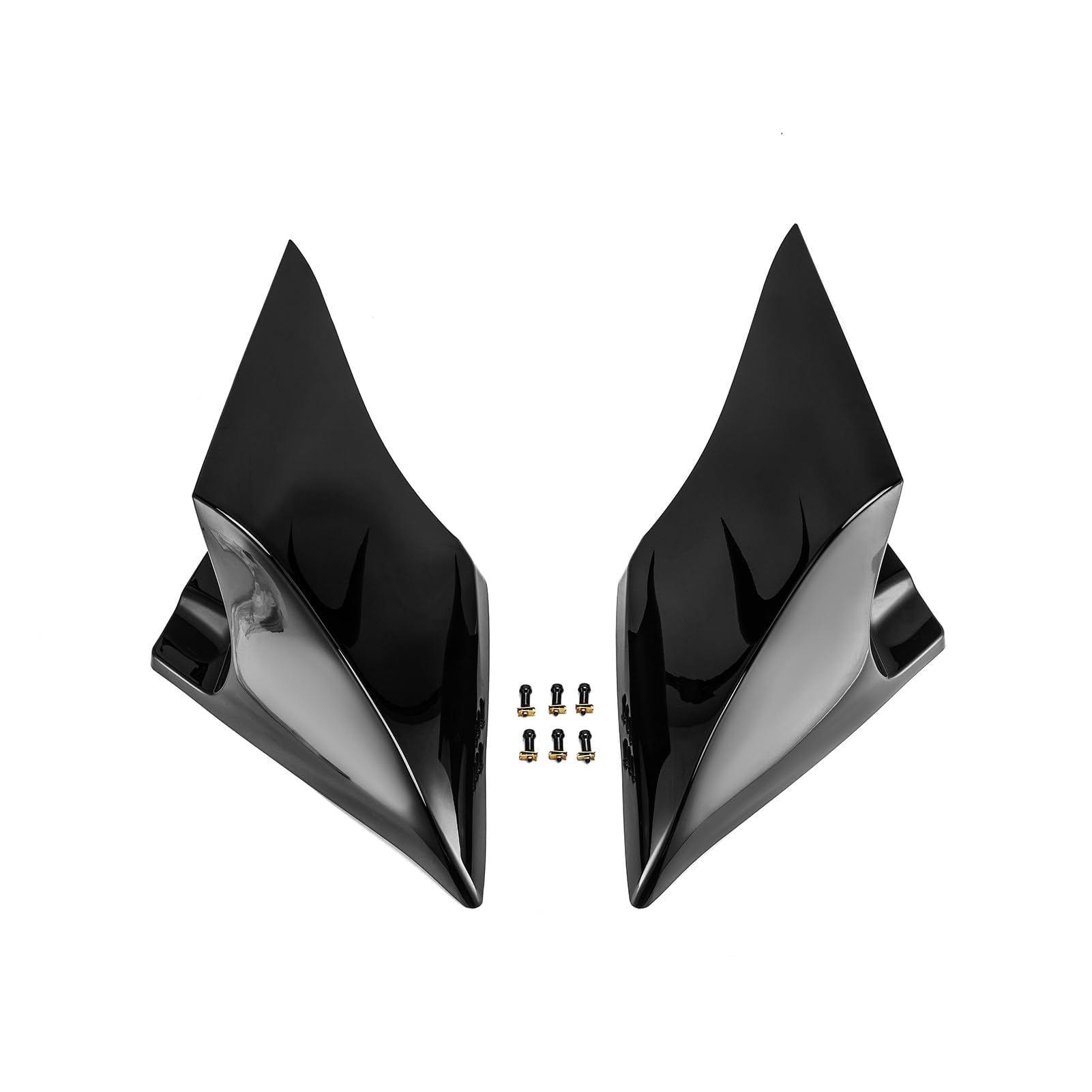 Premium Mofun Stretched Extended Side Panel Cover & Bags for Harley Touring Baggers - Compatible with Road King, Street Glide, Electra Glide (2014-2023) - Durable Black Motorcycle Luggage for Long Rides & Road Trips