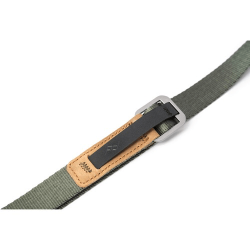 Peak Design Leash Camera Strap (Sage Green) - Adjustable & Comfortable DSLR/SLR Shoulder Strap for Photographers - Perfect for Travel, Hiking & Outdoor Photography