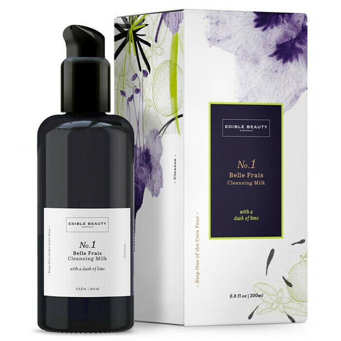 Edible Beauty No.1 Belle Frais Cleansing Milk - Gentle Face Wash for Dry & Sensitive Skin | Daily Makeup Remover & Hydrating Cleanser for Women