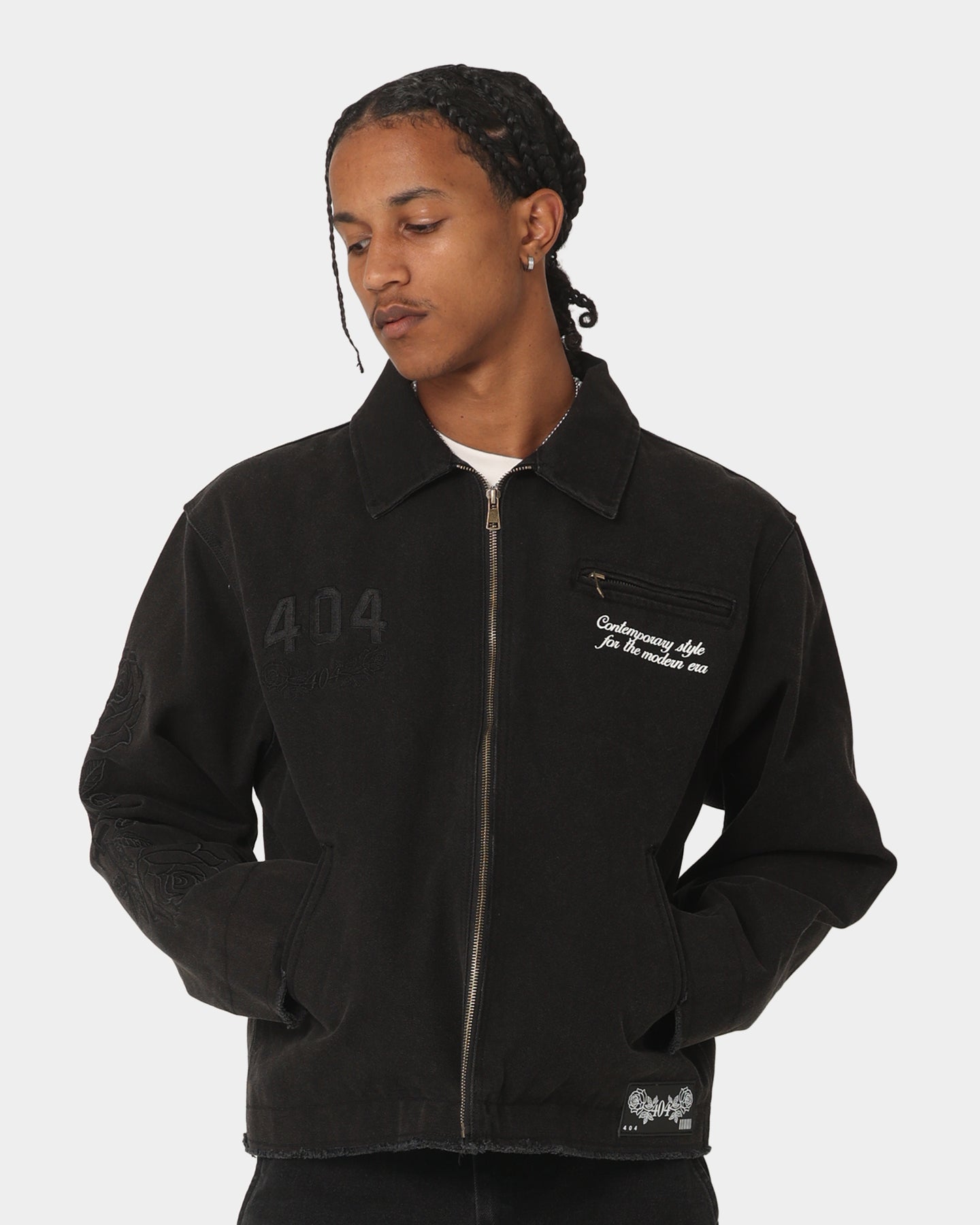 Vintage Black Florence Work Jacket - Durable Denim Jacket for Men & Women | Perfect for Outdoor Work, Casual Wear & Street Style Fashion
