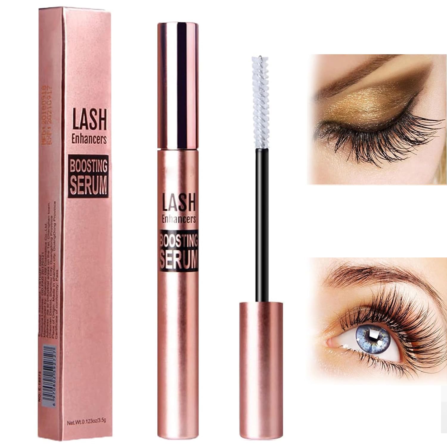 Daislashes Eyelash Growth Serum for Longer, Fuller & Thicker Lashes - Natural Lash Enhancer & Booster for Healthy Black Lashes - Perfect for Daily Use, Special Occasions & Sensitive Eyes