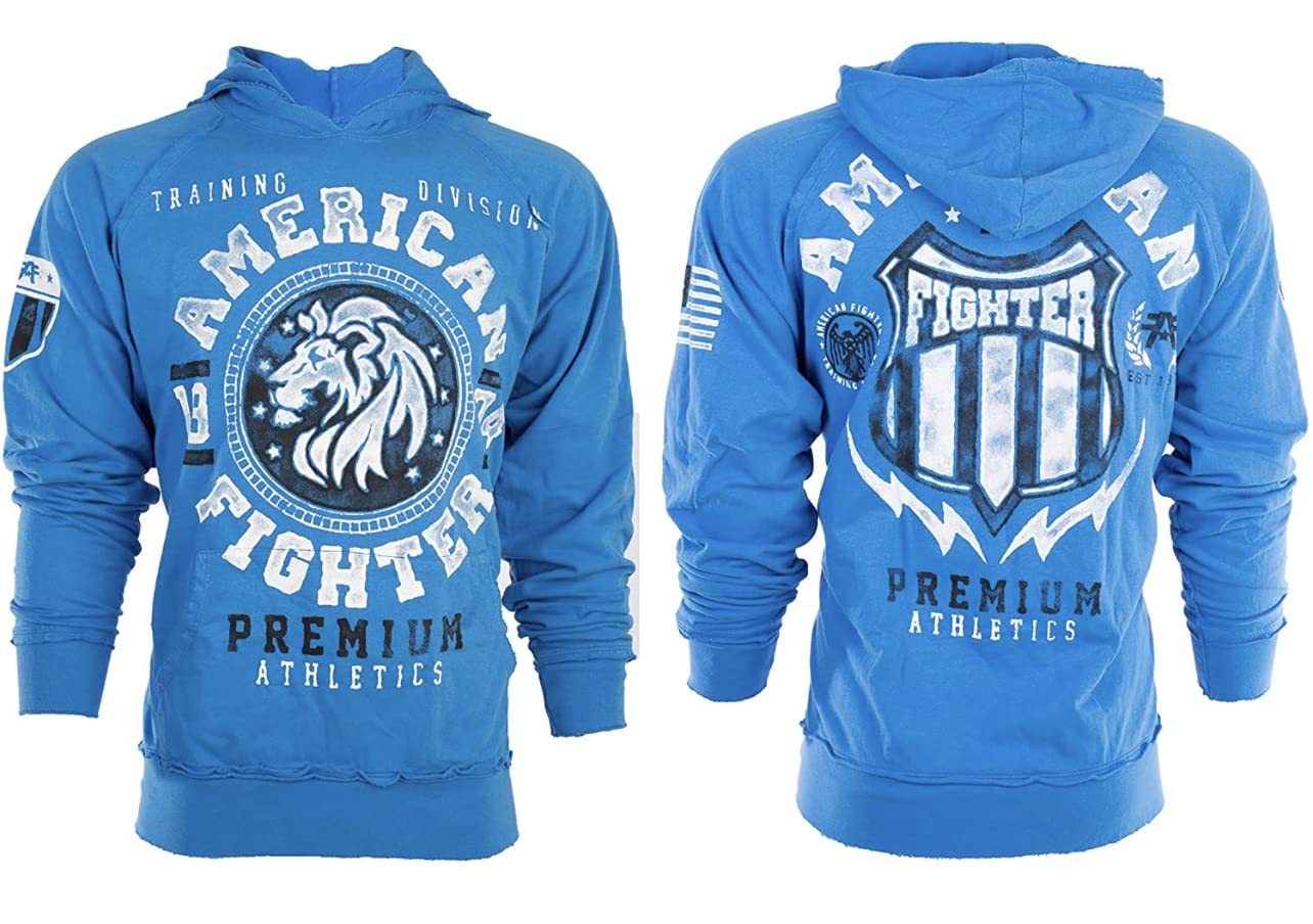 American Fighter Men's Hoodie - Stylish & Comfortable Pullover for Casual Wear, Gym, and Outdoor Activities