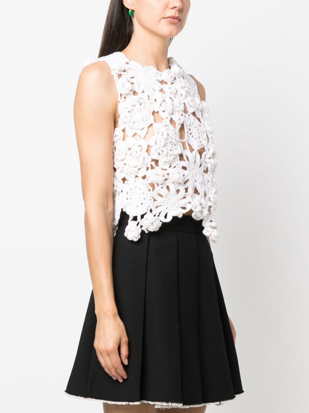 Comme des Garcons Women's White Top - Stylish Casual Shirt for Everyday Wear & Fashion Outfits