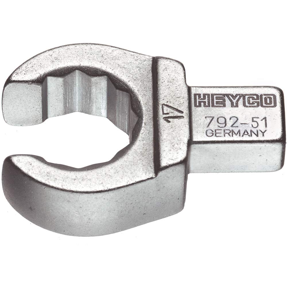 Heyco 792511780 17mm Open Ring Wrench Insert Tool - Professional Grade for Automotive, Plumbing & DIY Repairs - Perfect for Tight Spaces & Heavy-Duty Applications