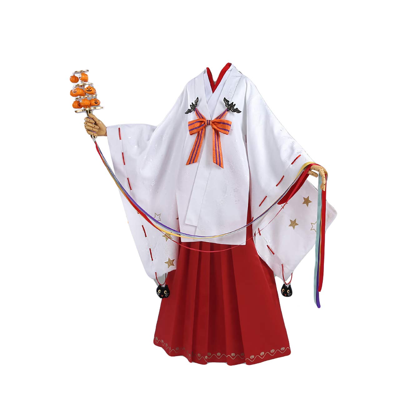 Anime Reimu Hakurei Cosplay Costume - Traditional Japanese Kimono Dress for Halloween, Conventions & Themed Parties | Perfect for Cosplay Events & Anime Fans