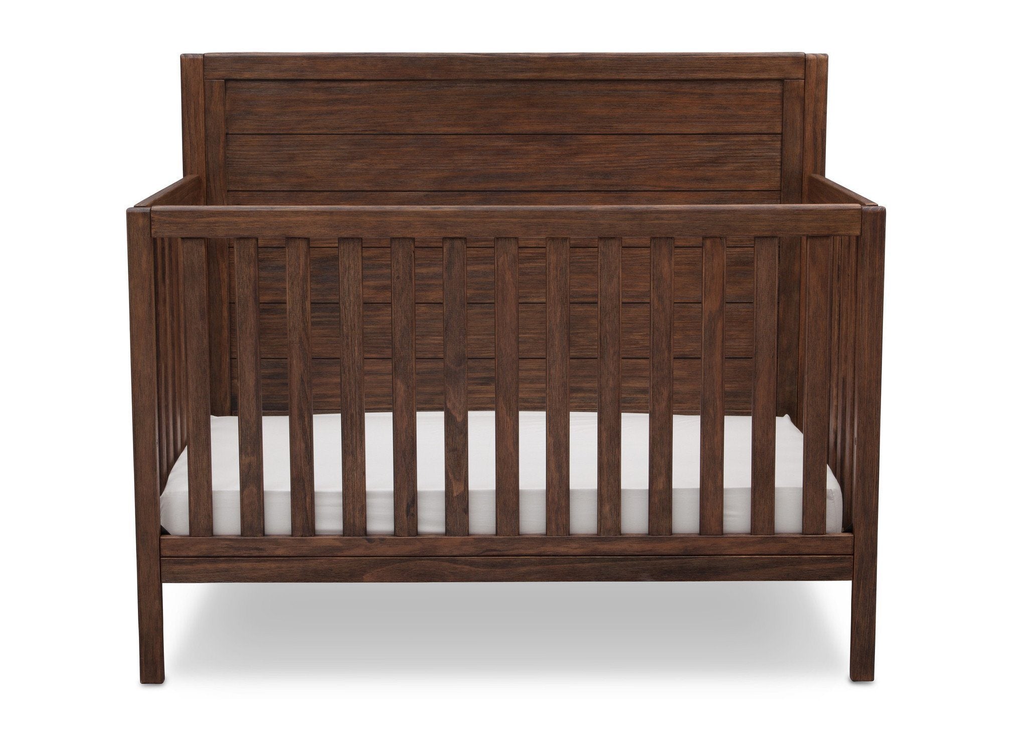 Cambridge 4-in-1 Convertible Baby Crib - Toddler Bed & Daybed with Mattress - Nursery Furniture for Boys & Girls - Perfect for Bedrooms, Daycare & Guest Rooms