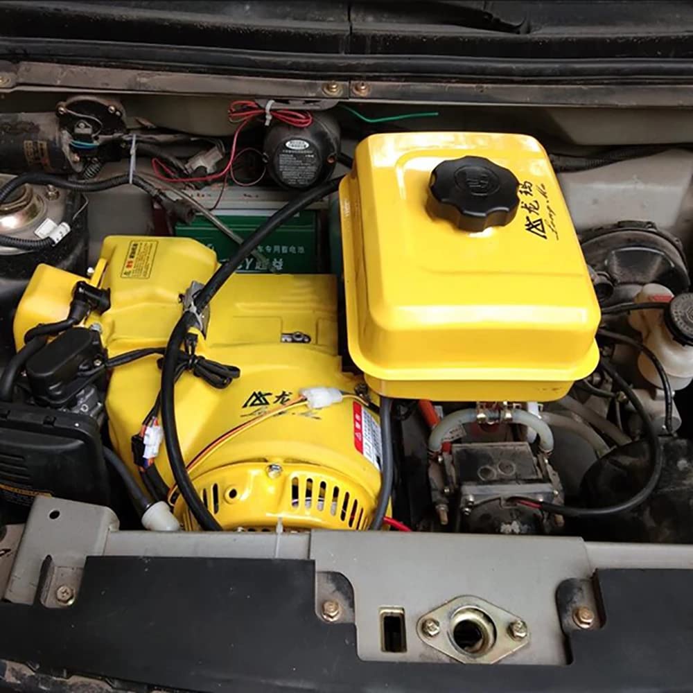 5KW Electric Vehicle Range Extender Generator - Gasoline Powered with Electric Start & Auto Frequency Conversion for 60V Electric Tricycles (Split Tank) - Perfect for Long-Distance Rides & Emergency Power Backup