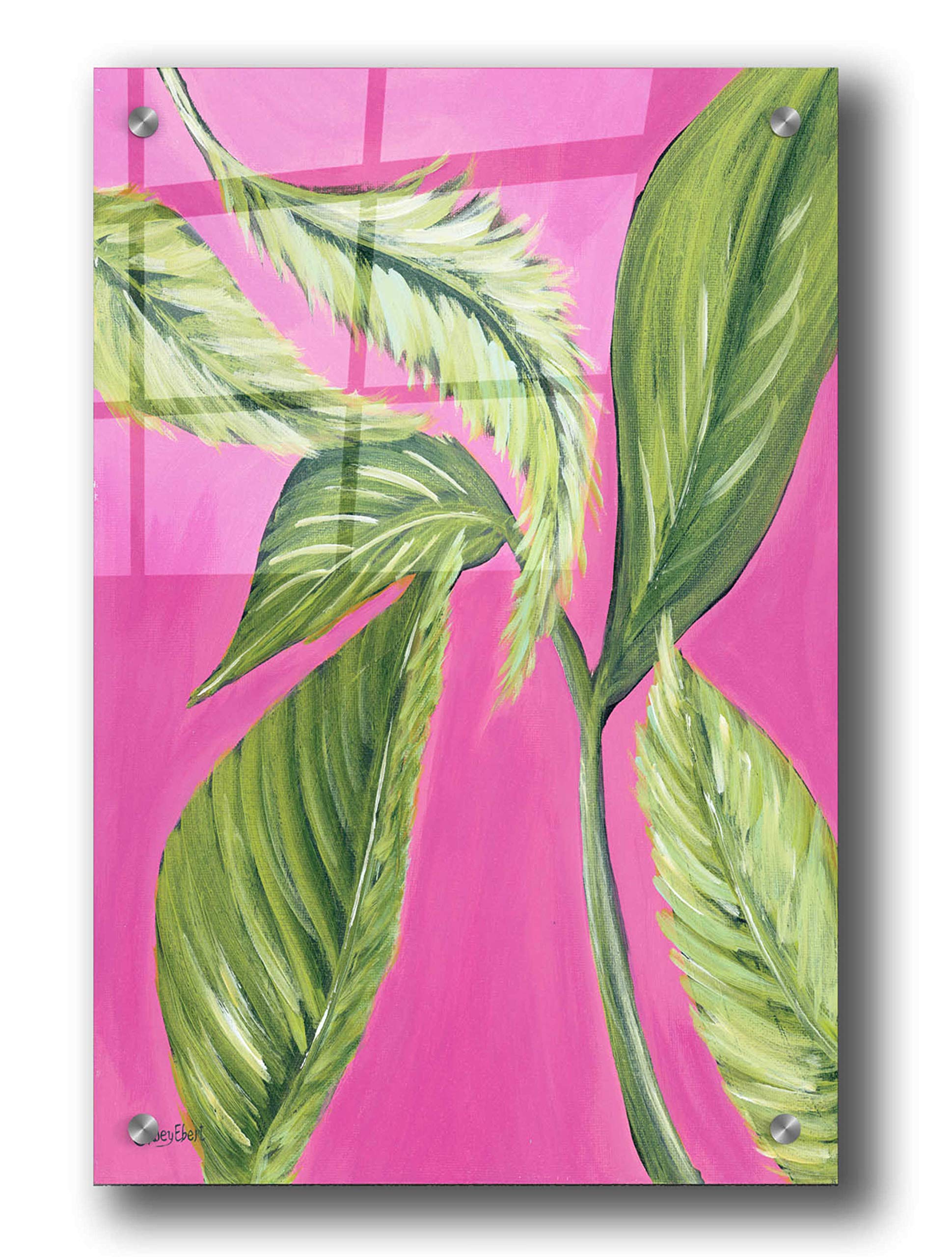 Epic Art 'Paradise' by Roey Ebert - Premium Acrylic Glass Wall Art Painting 24x36 Inches - Modern Home & Office Decor for Living Room, Bedroom, or Gallery Display