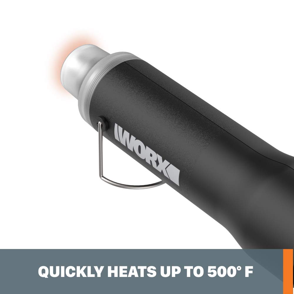 Worx MAKERX WX743L.9 20V Cordless Mini Heat Gun (Tool Only) - Perfect for DIY Crafts, Shrink Wrapping, and Home Repairs