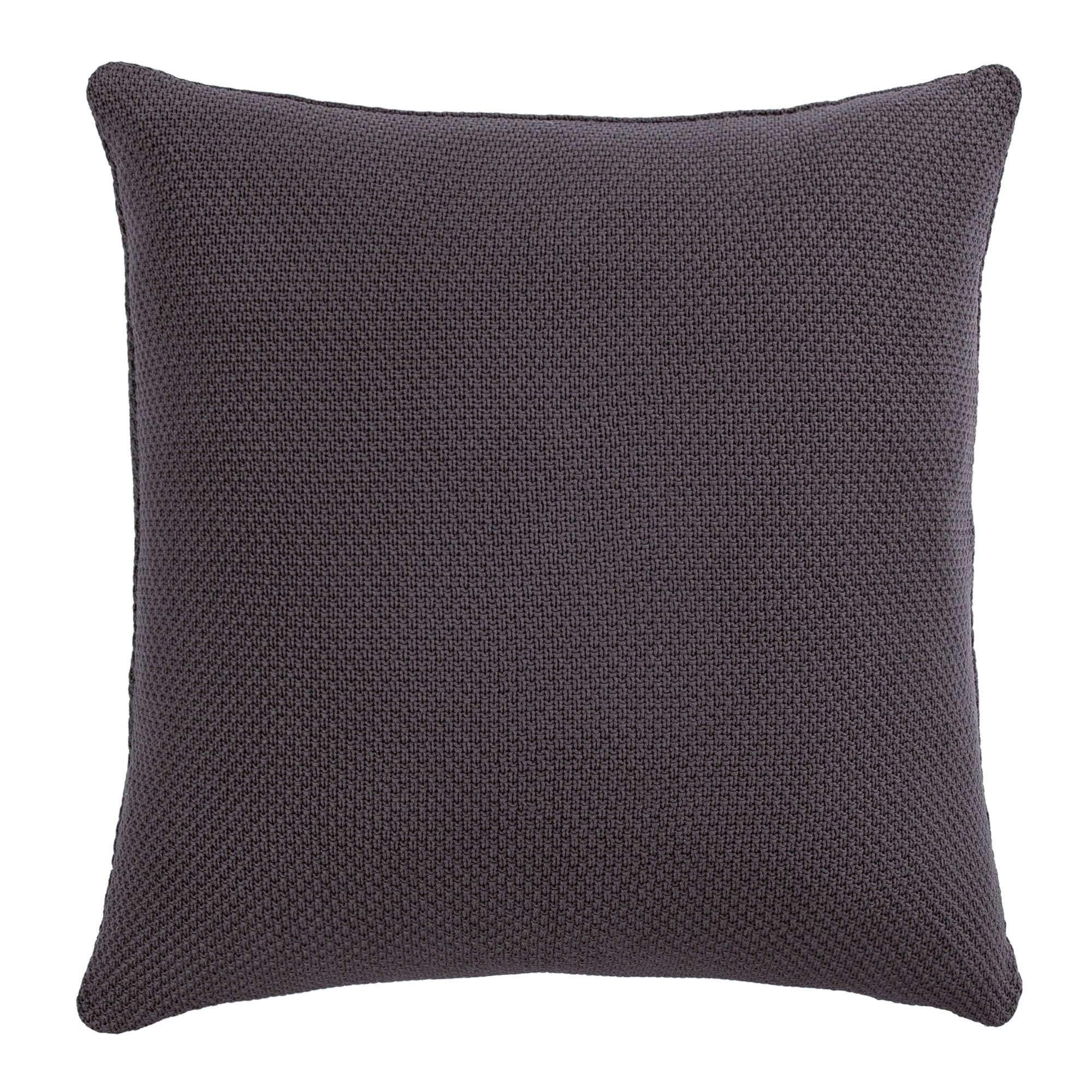 Soft Cotton Knit Euro Pillow Case - 26x26 Inches, Hypoallergenic & Breathable - Perfect for Sofa, Bed, and Living Room Decor