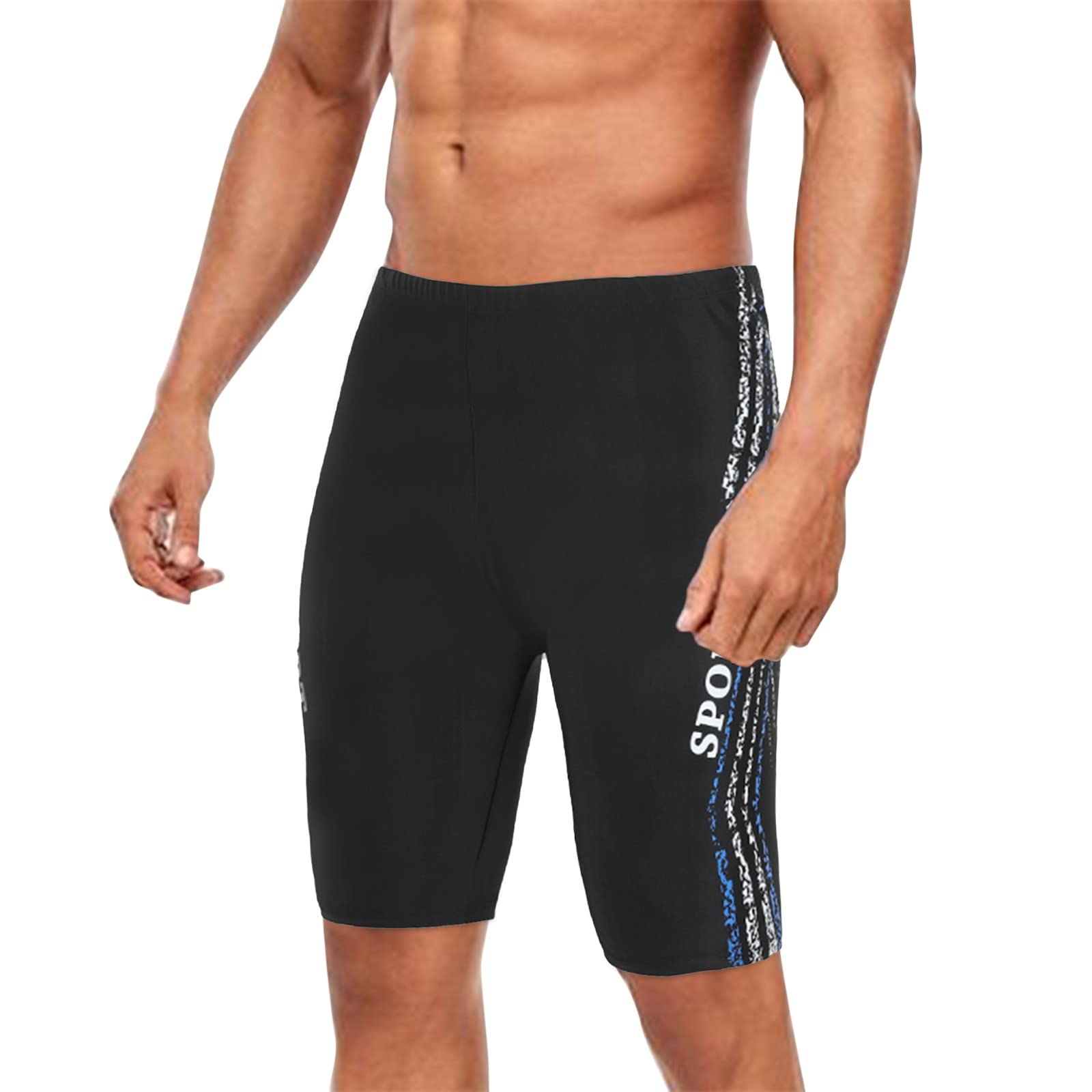 **Men's Quick-Dry Beach Board Shorts with Pockets - Running & Swim Trunks with Liner - Plus Size White Dress Pants for Summer - Perfect for Swimming, Surfing, and Casual Wear**
