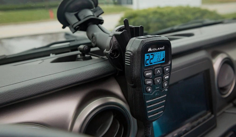 MXT575 Micromobile Two-Way GMRS Radio - Long Range Walkie Talkie for Outdoor Adventures, Camping, Hiking & Emergency Communication