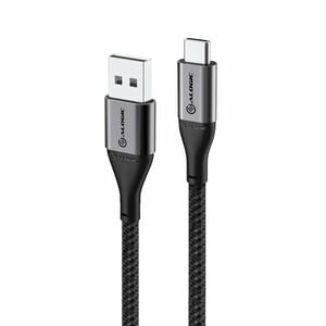ALOGIC Premium USB 2.0 to USB-C Cable (5ft/1.5m) - Space Gray - Fast Charging & Data Sync for iPhone, Android, MacBook - Perfect for Home, Office & Travel