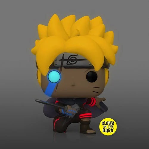 Boruto Uzumaki Glow in the Dark Pop! Vinyl Figure #1035 - Entertainment Earth Exclusive | Anime Collectible for Home & Office Decor